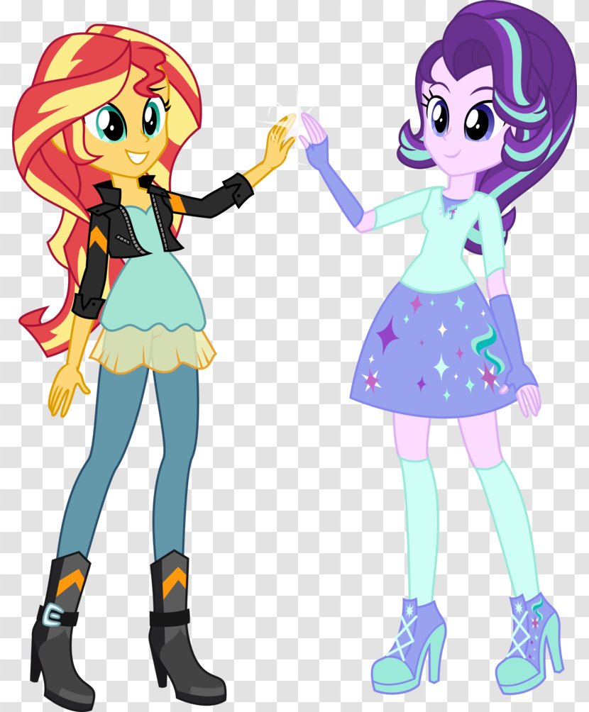 Sunset Shimmer My Little Pony: Equestria Girls Rarity - Watercolor - Starlight Transparent PNG