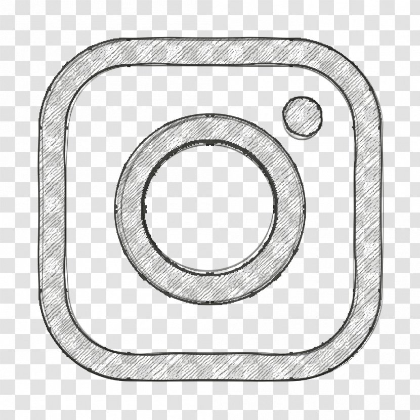 Instagram Icon Media Share - Metal Hardware Accessory Transparent PNG