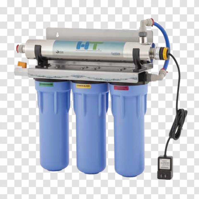Filtration Water Ultraviolet Filter Air Purifiers - Cylinder Transparent PNG