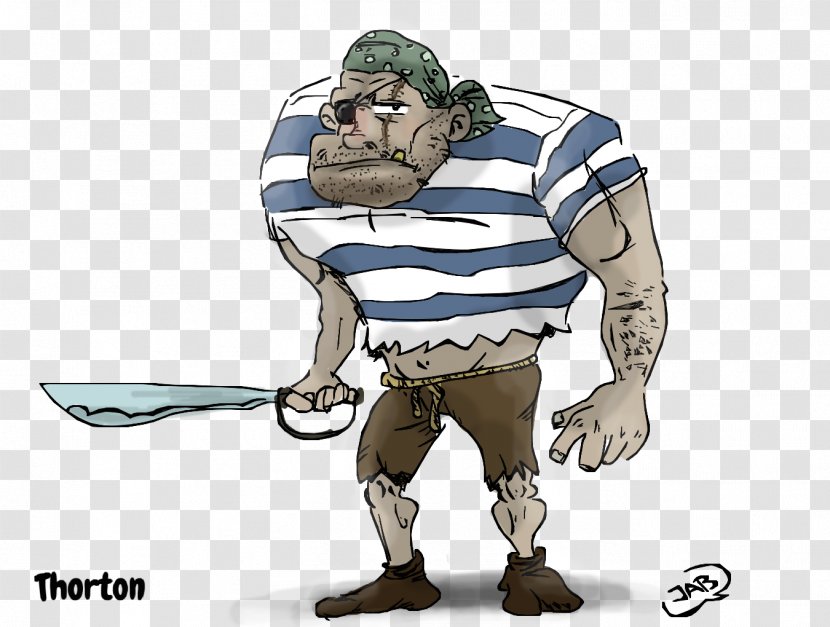 Thumb Homo Sapiens Fiction Human Behavior - Cartoon - Pirate Sketch Transparent PNG