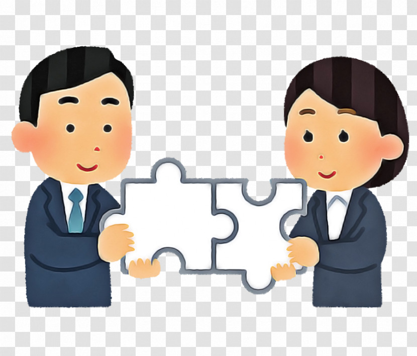 Cartoon People Gesture Conversation Businessperson Transparent PNG