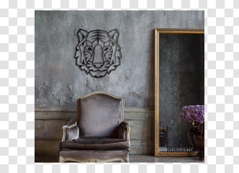 Mirror Image Light TV - Still Life - Tiger Head Transparent PNG