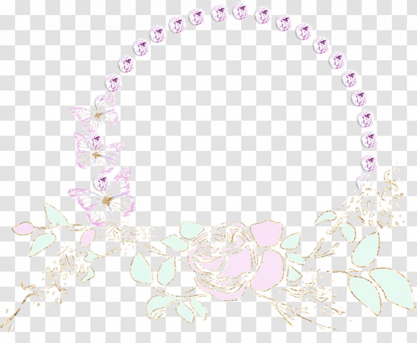 Pink Flower Cartoon - Lilac - Body Jewelry Fashion Accessory Transparent PNG