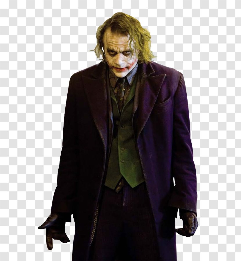 Heath Ledger Joker Batman The Dark Knight Actor Transparent PNG