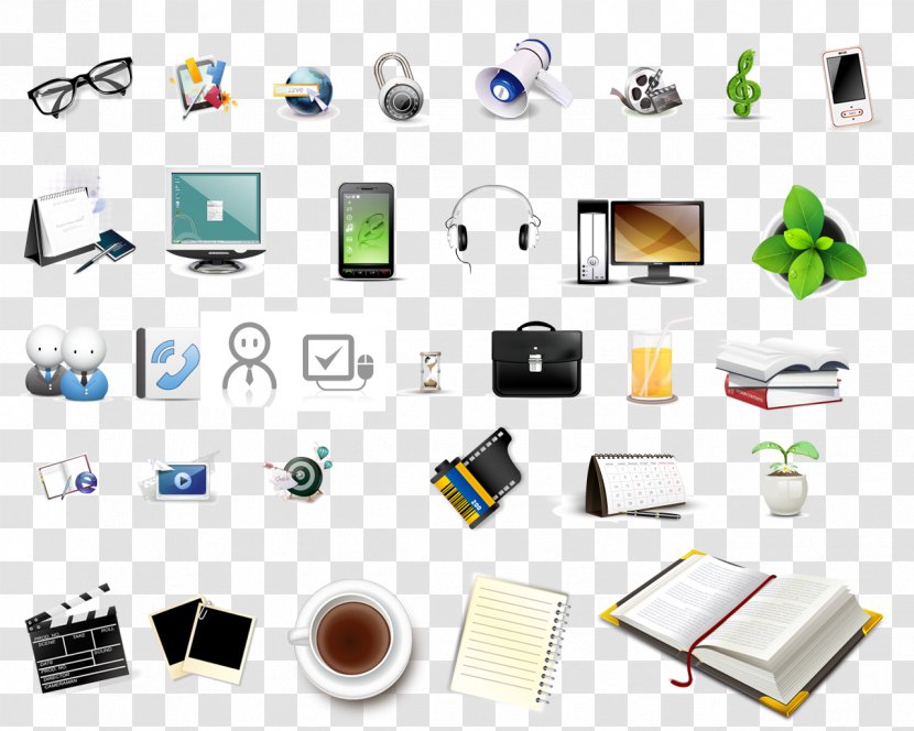 Icon Design Download - Multimedia - Website Psd Material Transparent PNG