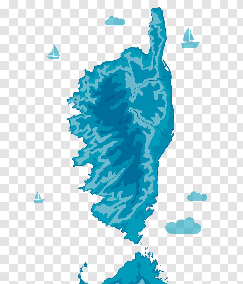Corsican Autonomy Referendum, 2003 Royalty-free Vector Map - Area Transparent PNG