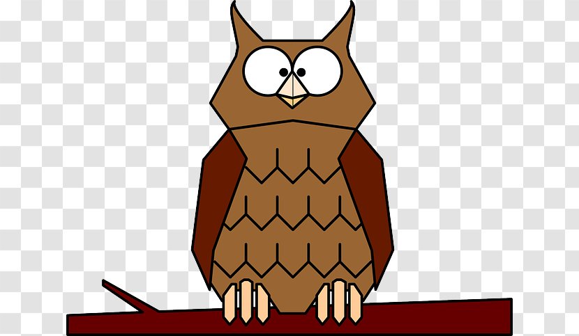 Great Horned Owl Clip Art Bird Openclipart - Barred - Trident Fork Transparent PNG