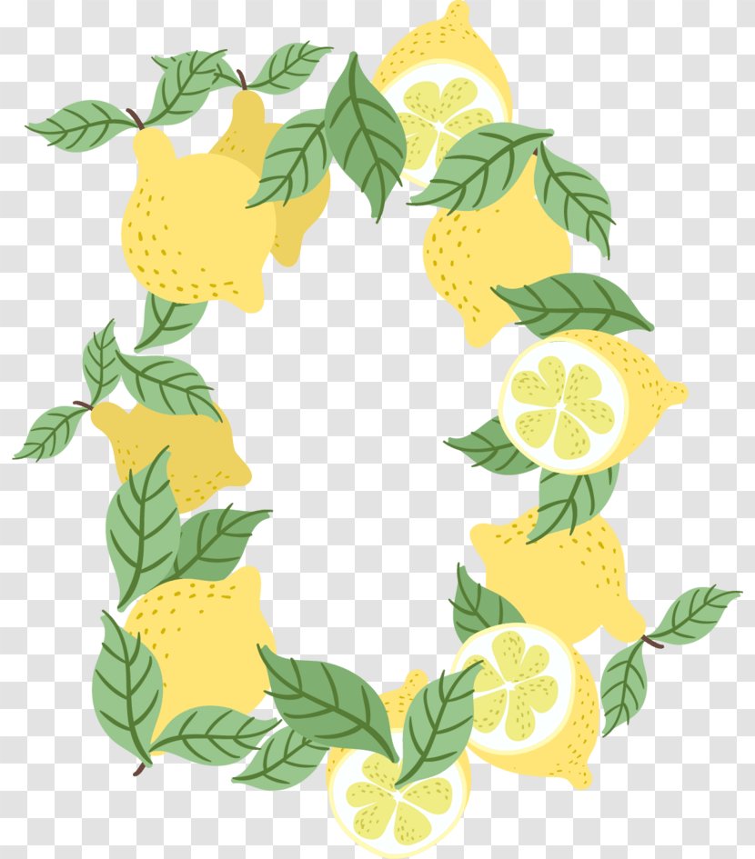 Lemon Design Yellow Image - Artwork - Border Transparent PNG
