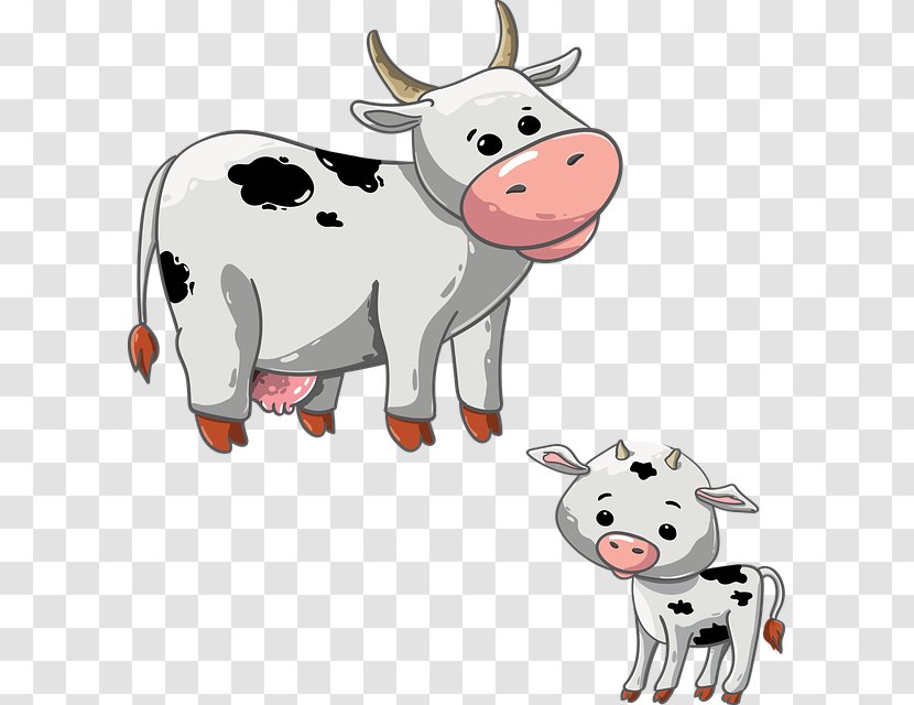 Dairy Cattle Calf Taurine Udder Clip Art - Cow - And Transparent PNG