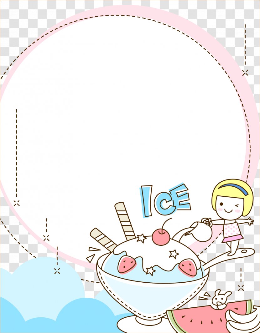 Computer Icons - Silhouette - Children's Summer Ice Cream Cute Creative Transparent PNG