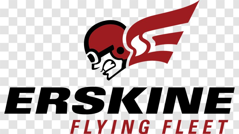 Erskine College Flying Fleet Men's Basketball Women's Football Logo - Sports - School Recruit Transparent PNG