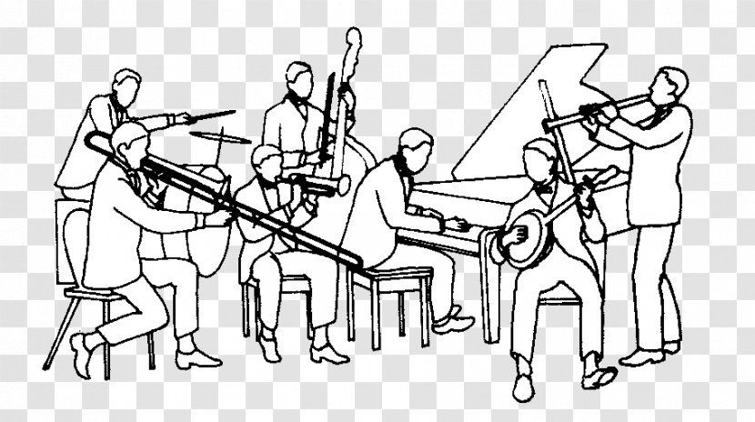 Jazz Band Musical Ensemble Big Clip Art - Tree - Cliparts Transparent PNG