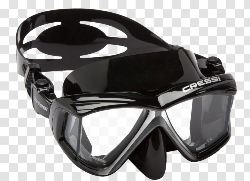 Diving & Snorkeling Masks Cressi-Sub Cressi Panoramic 4 Mask Scuba Set - Eyewear Transparent PNG