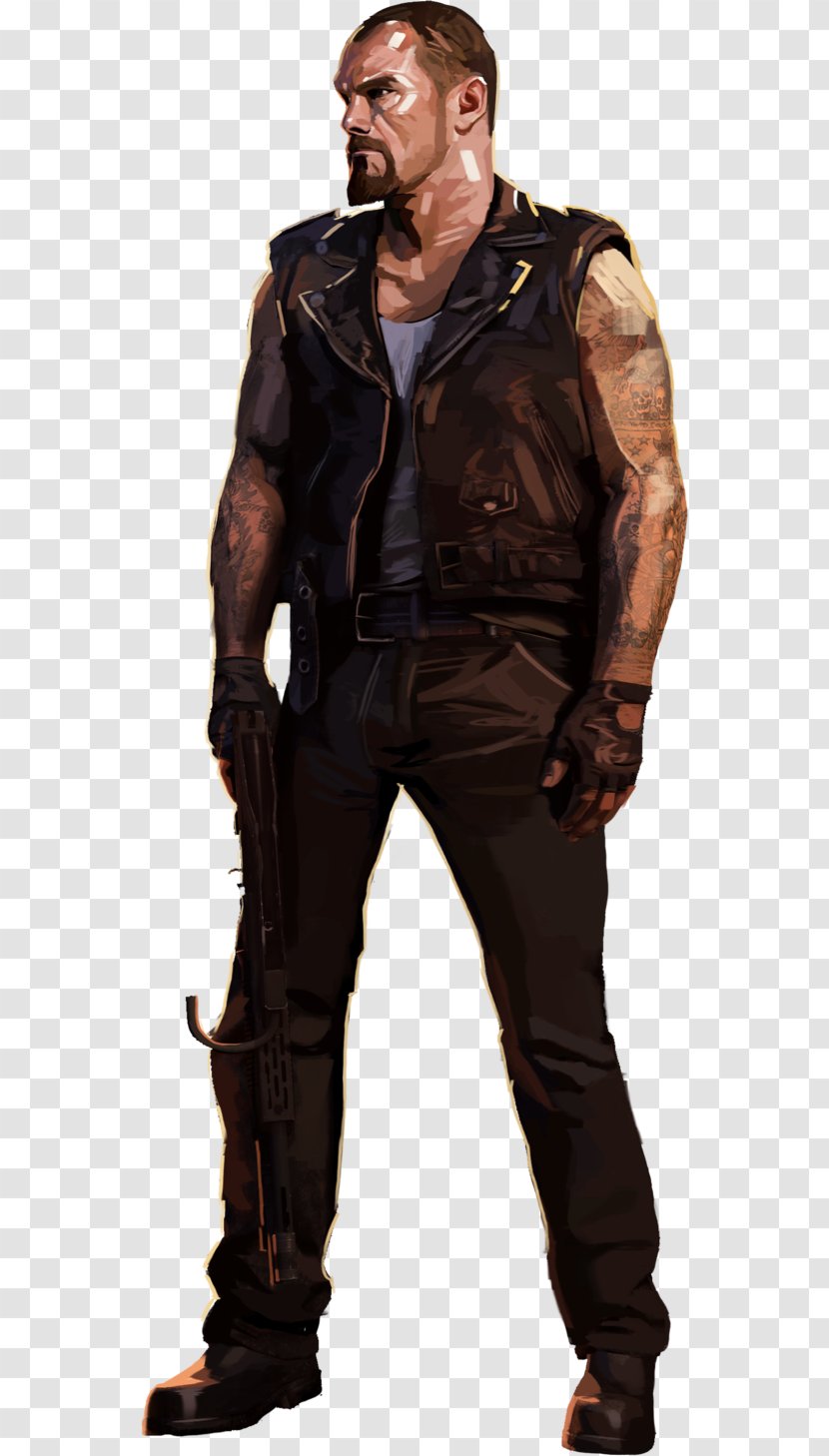 Left 4 Dead Borderlands 2 Video Game Source Filmmaker - Leather Jacket - Francis Transparent PNG