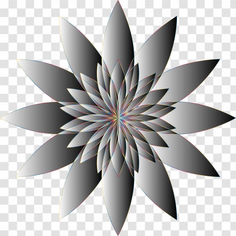 Flower Desktop Wallpaper Clip Art - Inkscape Transparent PNG