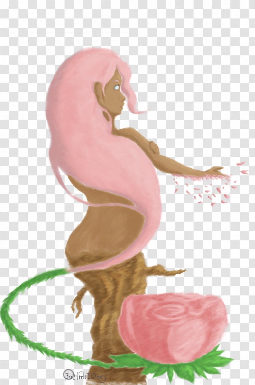 Vertebrate Cartoon Pink M Character - Heart - Watercolor Transparent PNG