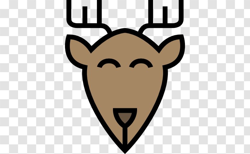 Reindeer Clip Art - Snout - Icon Drawing Transparent PNG