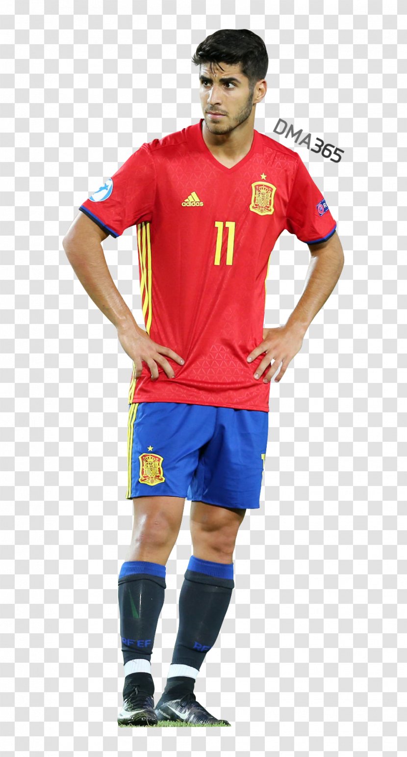 Marco Asensio Jersey Soccer Player Football Sport - T Shirt Transparent PNG
