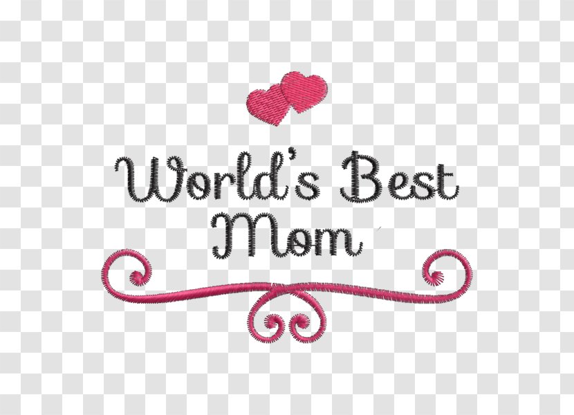 Embroidery Mother's Day Woman May - Cartoon - Best Mom Transparent PNG