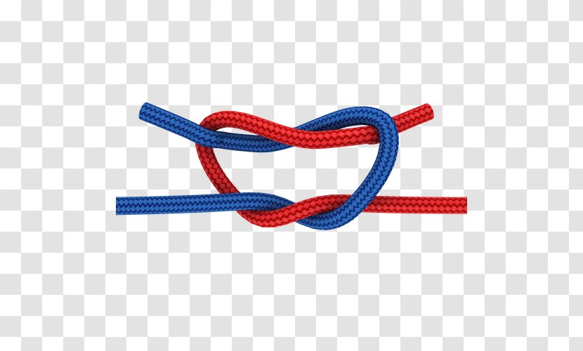 Rope Knot Electric Blue Transparent PNG