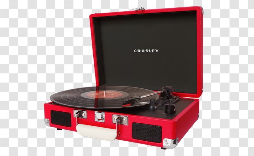 Phonograph Record Crosley CR8005A-TU Cruiser Turntable Turquoise Vinyl Portable Player Sound Transparent PNG