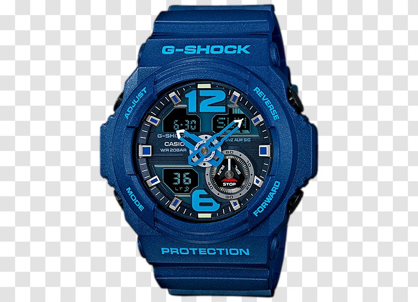 Casio G-Shock Frogman Watch Clock - Blue - G Shock Transparent PNG