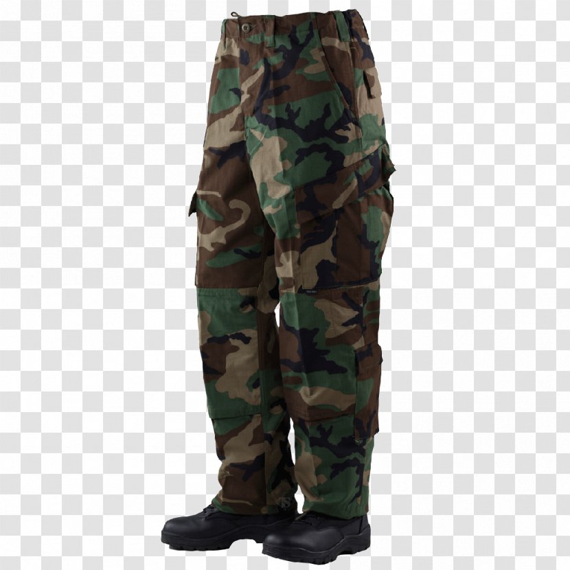 U.S. Woodland TRU-SPEC Battle Dress Uniform Army Combat Ripstop - Camouflage Transparent PNG