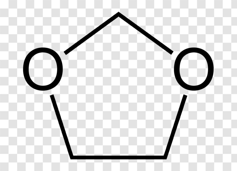 Dioxolane Dithiane Heterocyclic Compound Organic Acetal - Line Art Transparent PNG