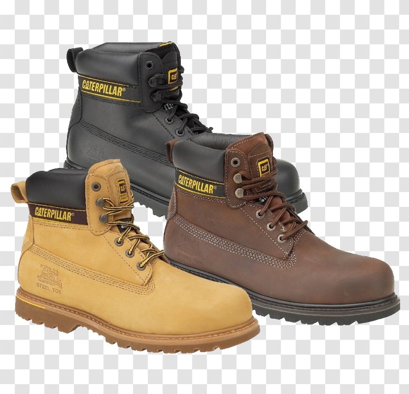 Steel-toe Boot Caterpillar Inc. Shoe Footwear - Leather - Safety Shoes Transparent PNG