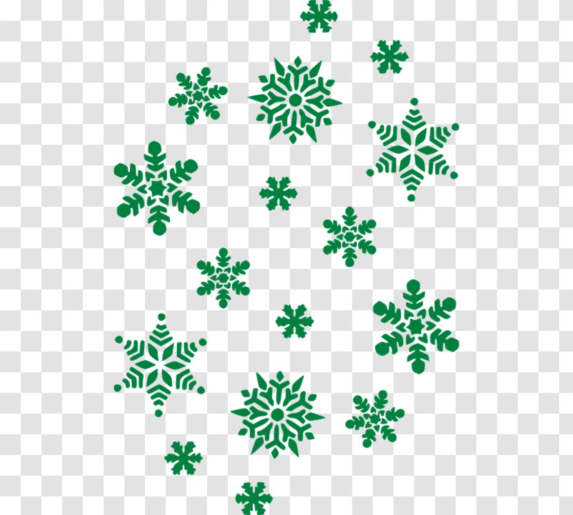Snowflake Black Free Content Clip Art - Green Winter Decoration Transparent PNG