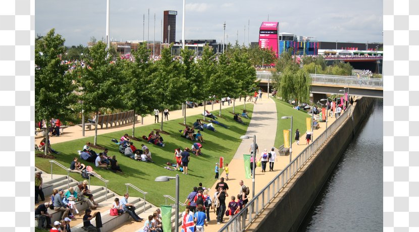 Queen Elizabeth Olympic Park Urban 2012 Summer Olympics Landscape Design - Waterway Transparent PNG