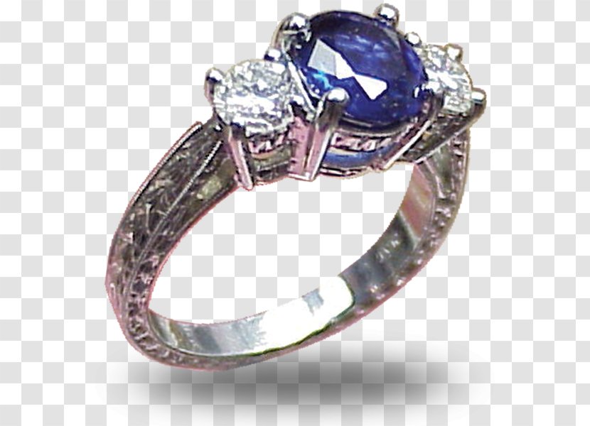 Wedding Ring Jewellery Gemstone Sapphire Transparent PNG