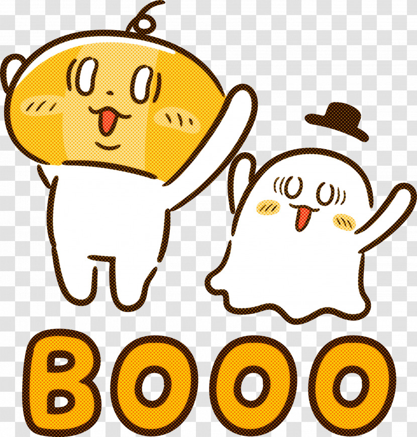 Booo Happy Halloween Transparent PNG