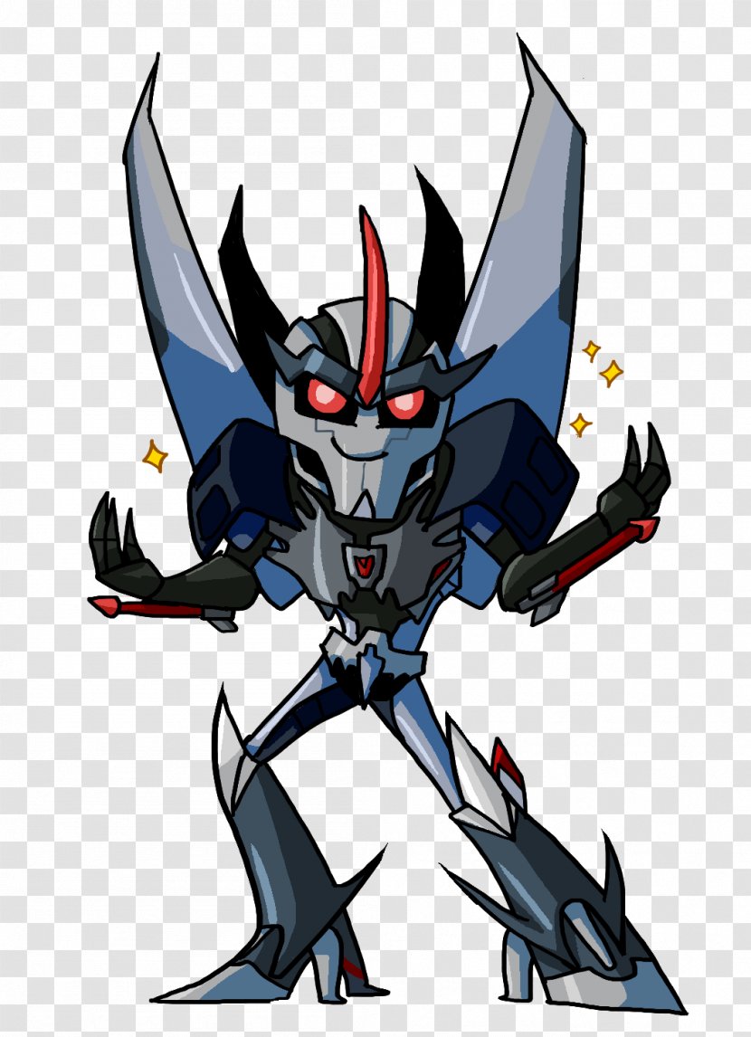 Starscream Transformers Mecha Demon - Silhouette - Tree Transparent PNG