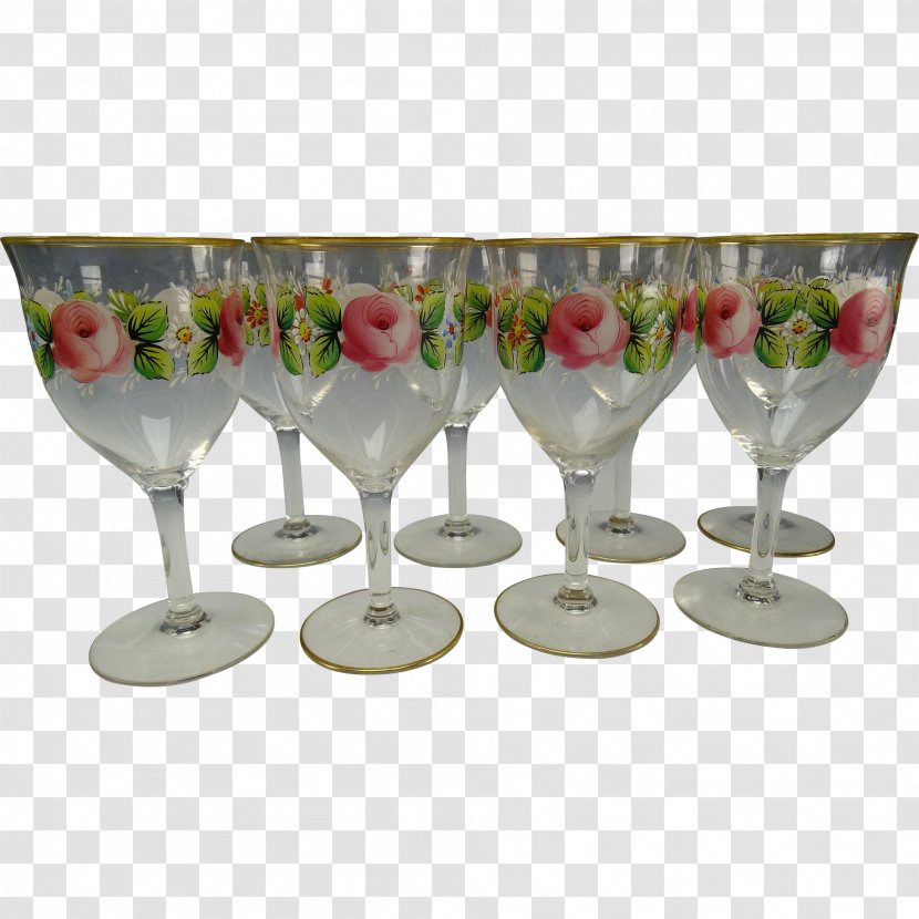 Wine Glass Stemware Champagne Tableware - Martini Transparent PNG