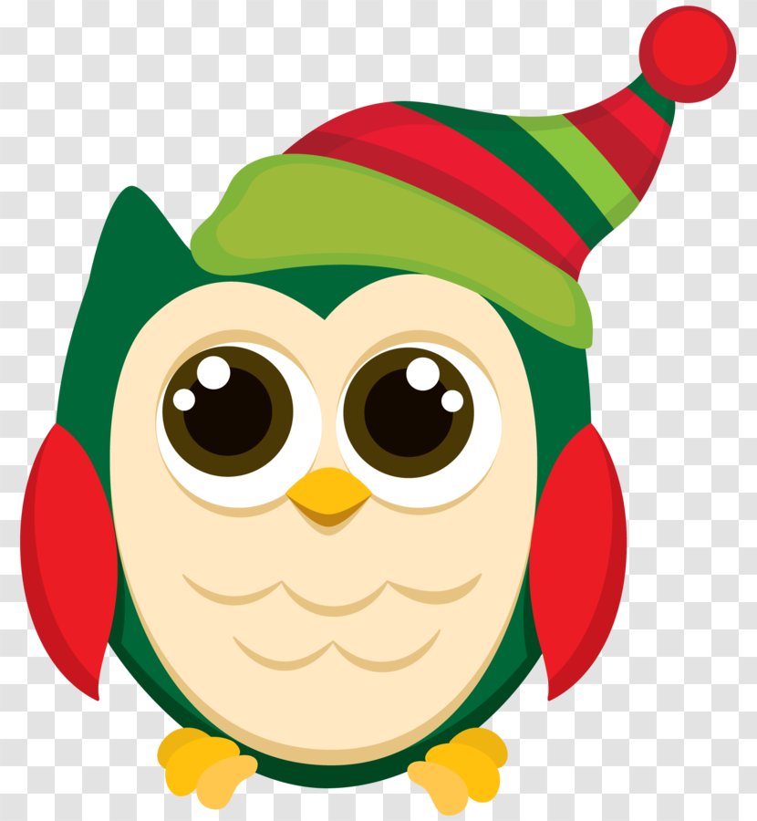 Clip Art Christmas Owl - Decoration Transparent PNG
