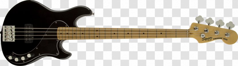 Squier Deluxe Hot Rails Stratocaster Fender Jazz Bass Guitar Precision - Tree Transparent PNG