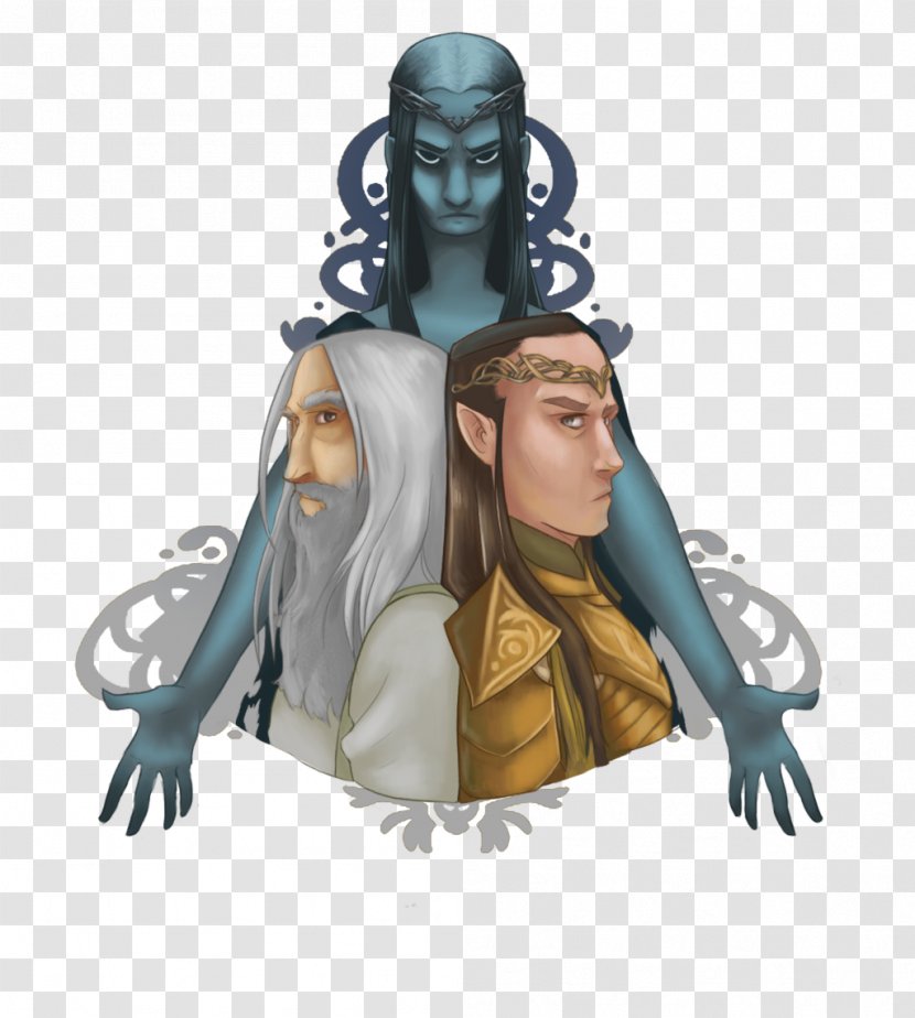 Galadriel Saruman The Hobbit: Battle Of Five Armies Elrond Gandalf - Hobbit Transparent PNG