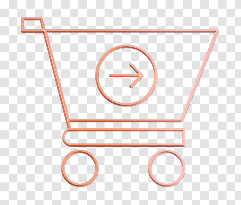 Cart Icon Checkout Ecommerce - Shopping - Symbol Trolley Transparent PNG