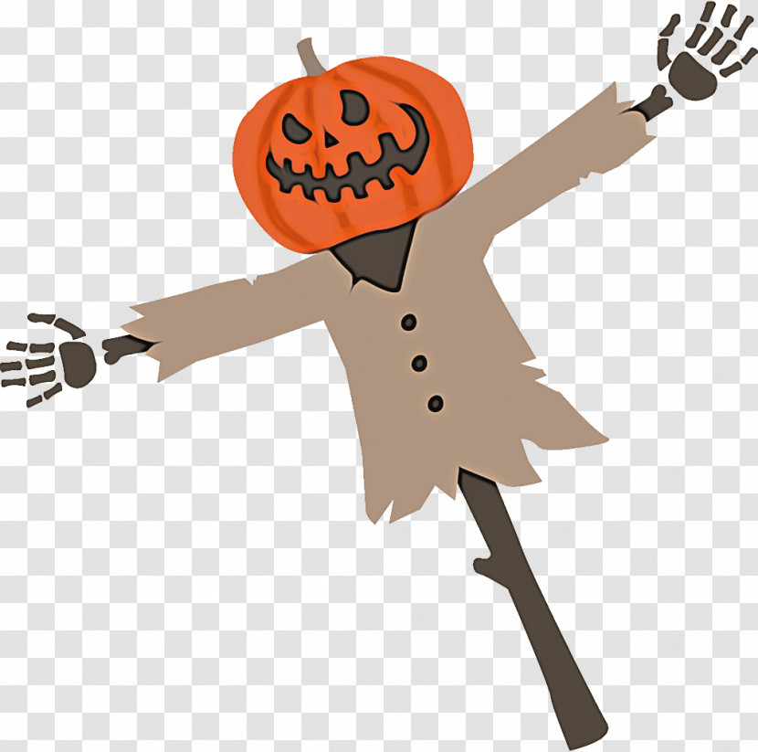 Scarecrow Jack-o-Lantern Halloween Transparent PNG