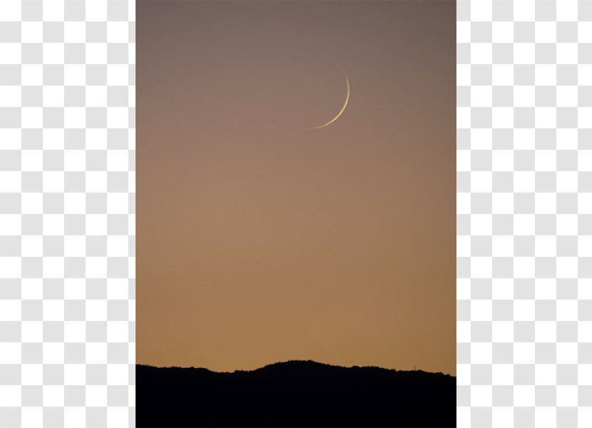 Moon Crescent Dawn Sky Plc - Of Ramadan Transparent PNG