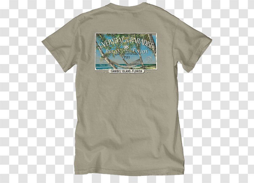 T-shirt Coconut Jack's Waterfront Grille Sleeve Bluza - Brand Transparent PNG