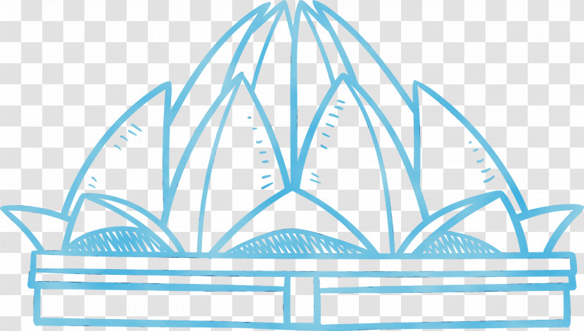 Lotus Temple Drawing Coloring Book Temple Color Transparent PNG