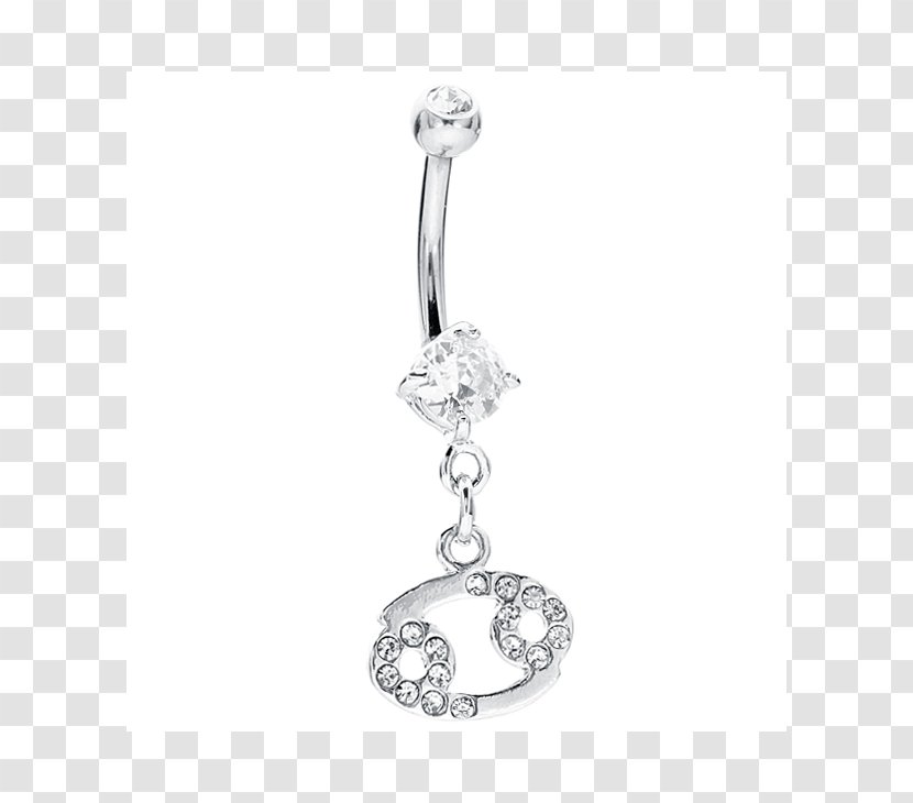 Earring Body Jewellery Charms & Pendants Silver - Jewelry Transparent PNG
