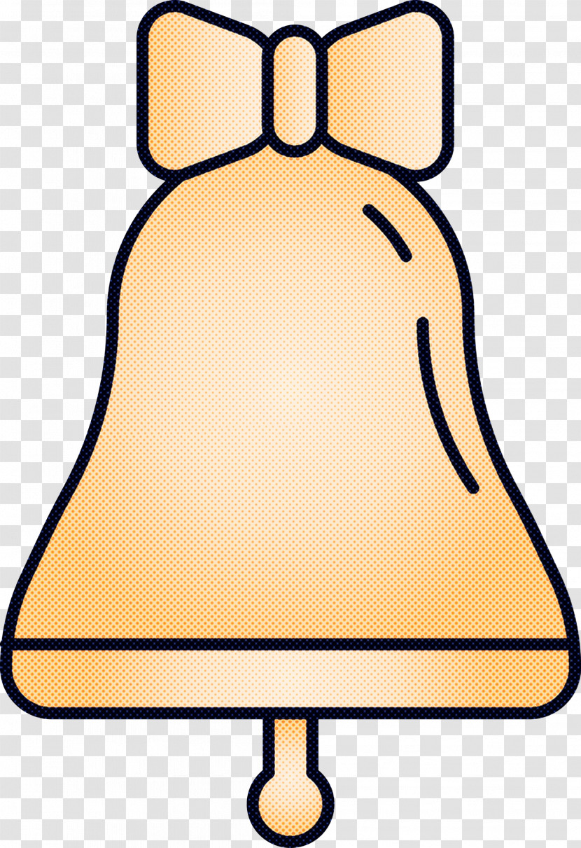 Yellow Bell Line Transparent PNG