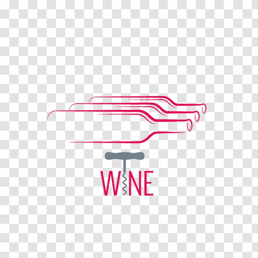 Red Wine Champagne Bottle - Creative Transparent PNG