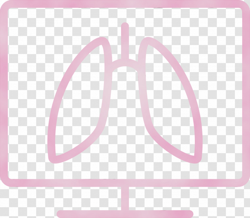 Pink Line Symbol Logo Transparent PNG