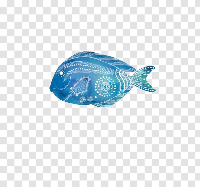 Drawing Watercolor Painting Fish Illustration - Palette Surgeonfish Transparent PNG