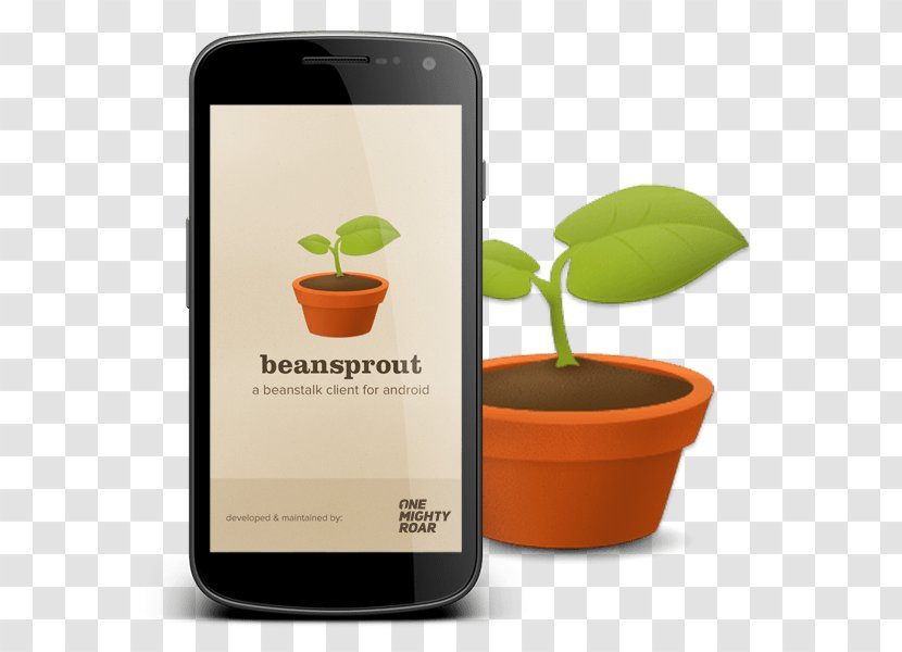 Flowerpot One Mighty Roar - Bean Sprout Transparent PNG