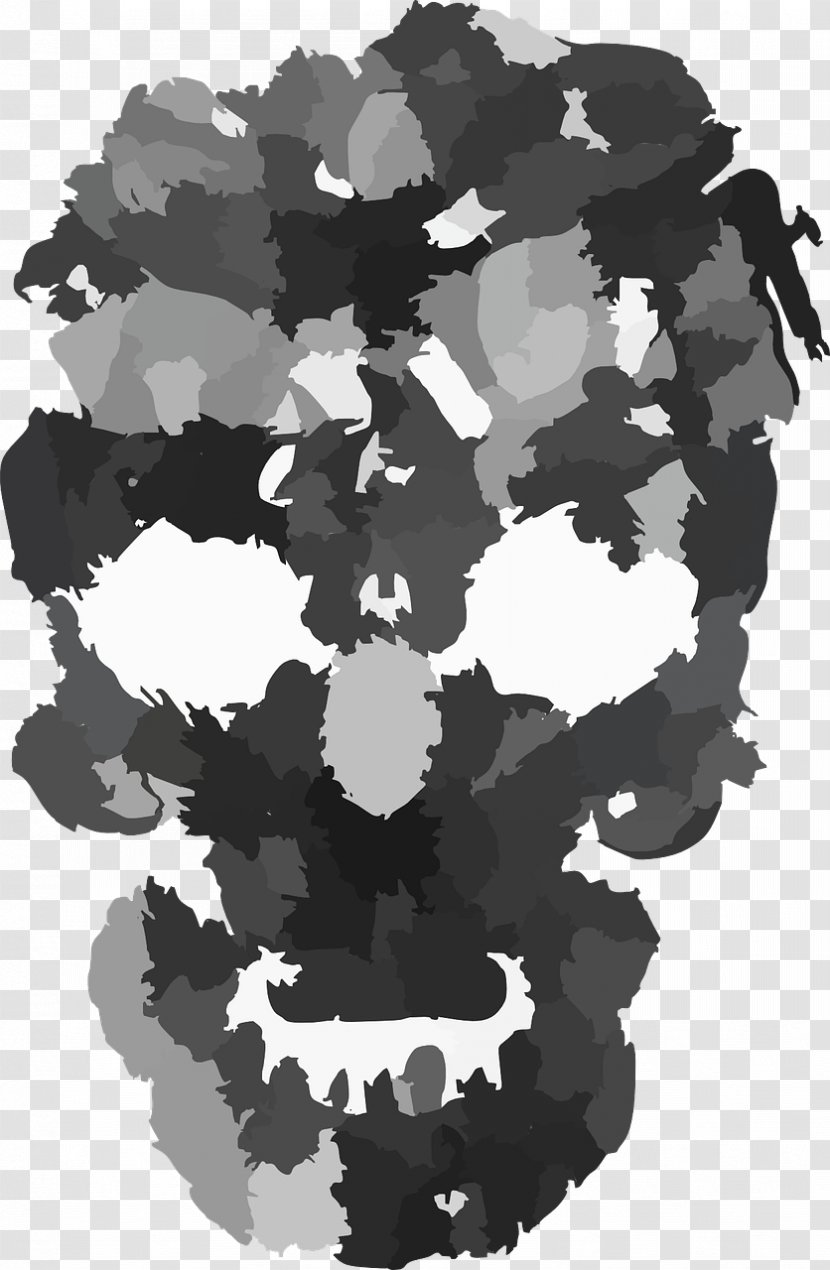 Skull Face Transparent PNG